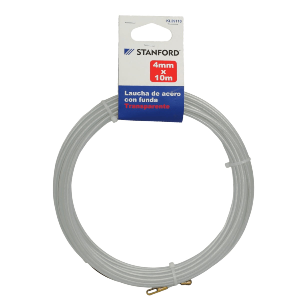 Laucha de Acero con Funda Transparente 4mm 10M Stanford 0