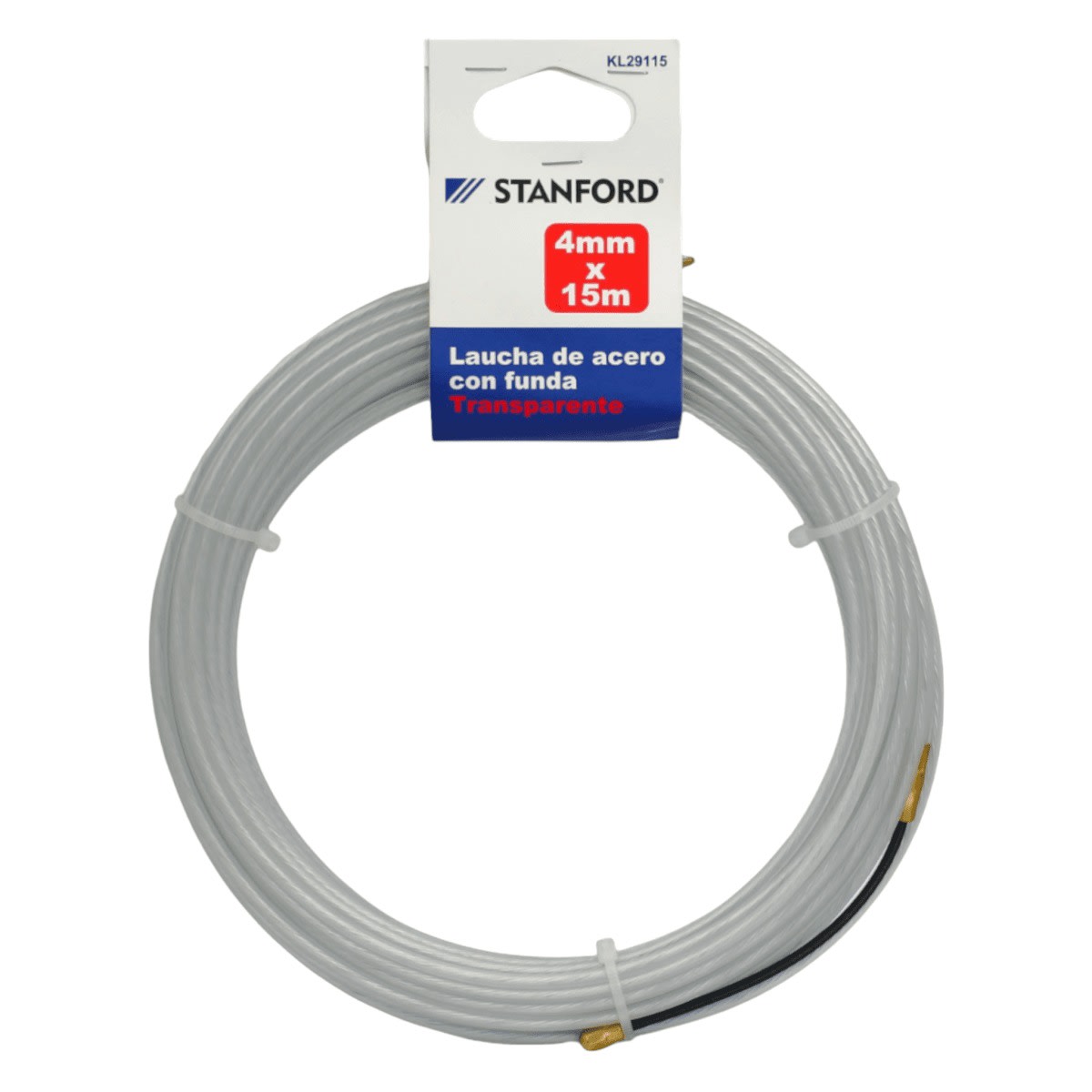 Laucha de Acero con Funda Transparente 4mm 15M Stanford 0