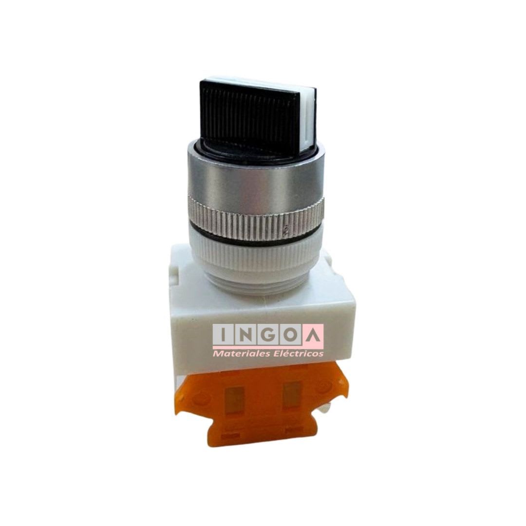 Selector 2 Posiciones 10A 1NO + 1NC 22MM - Stanford - Vista 5