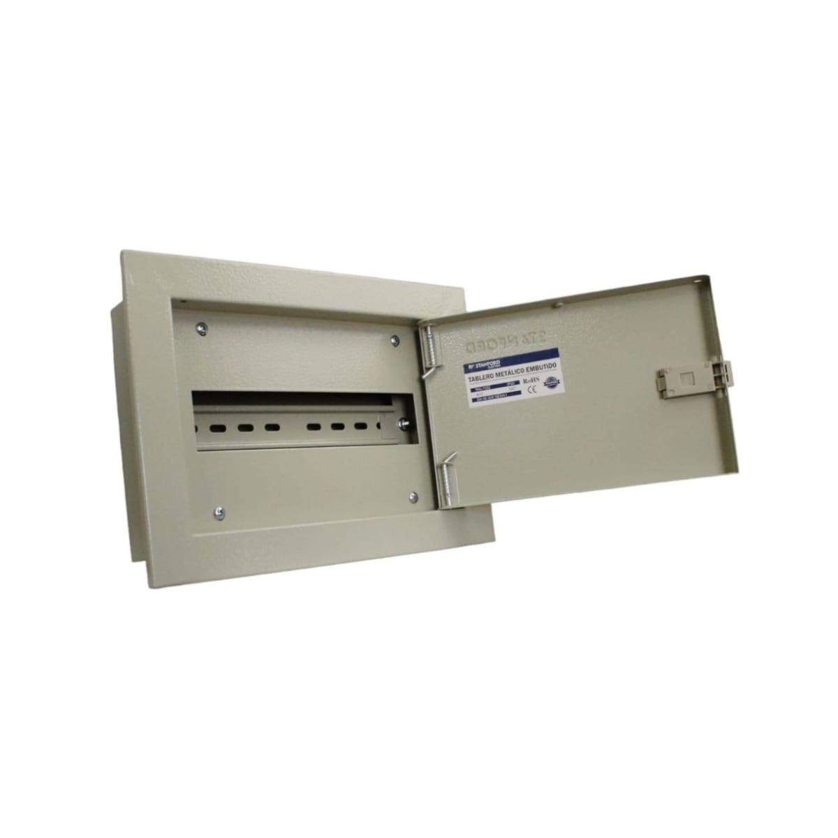 Tablero Metalico Embutido 12 Modulos IP41 Ral7032 Stanford11