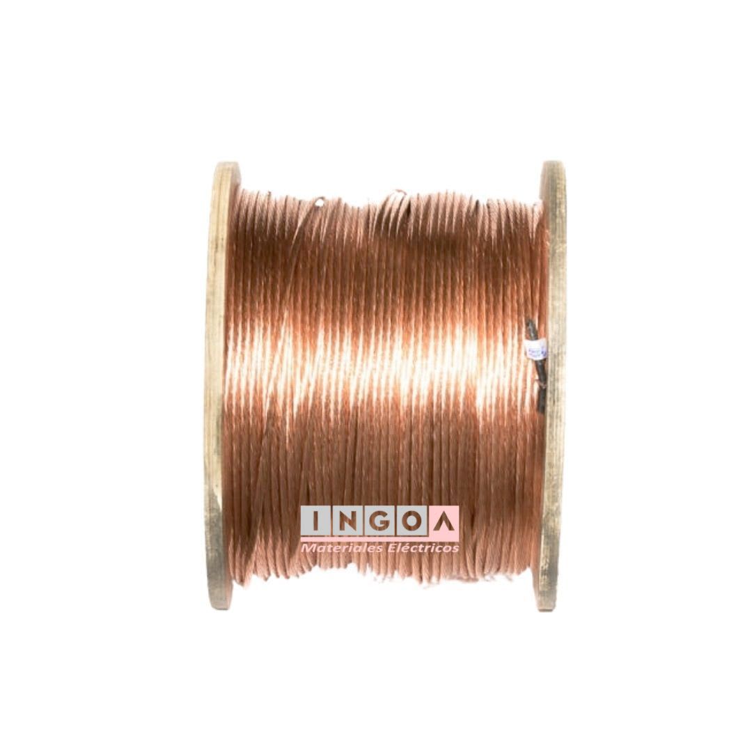 Cable Cobre Desnudo 4AWG (21,2mm2) 7H x Mt2