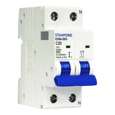 Int. Automatico Stanford Omnipolar 2x20A 6KA C 0