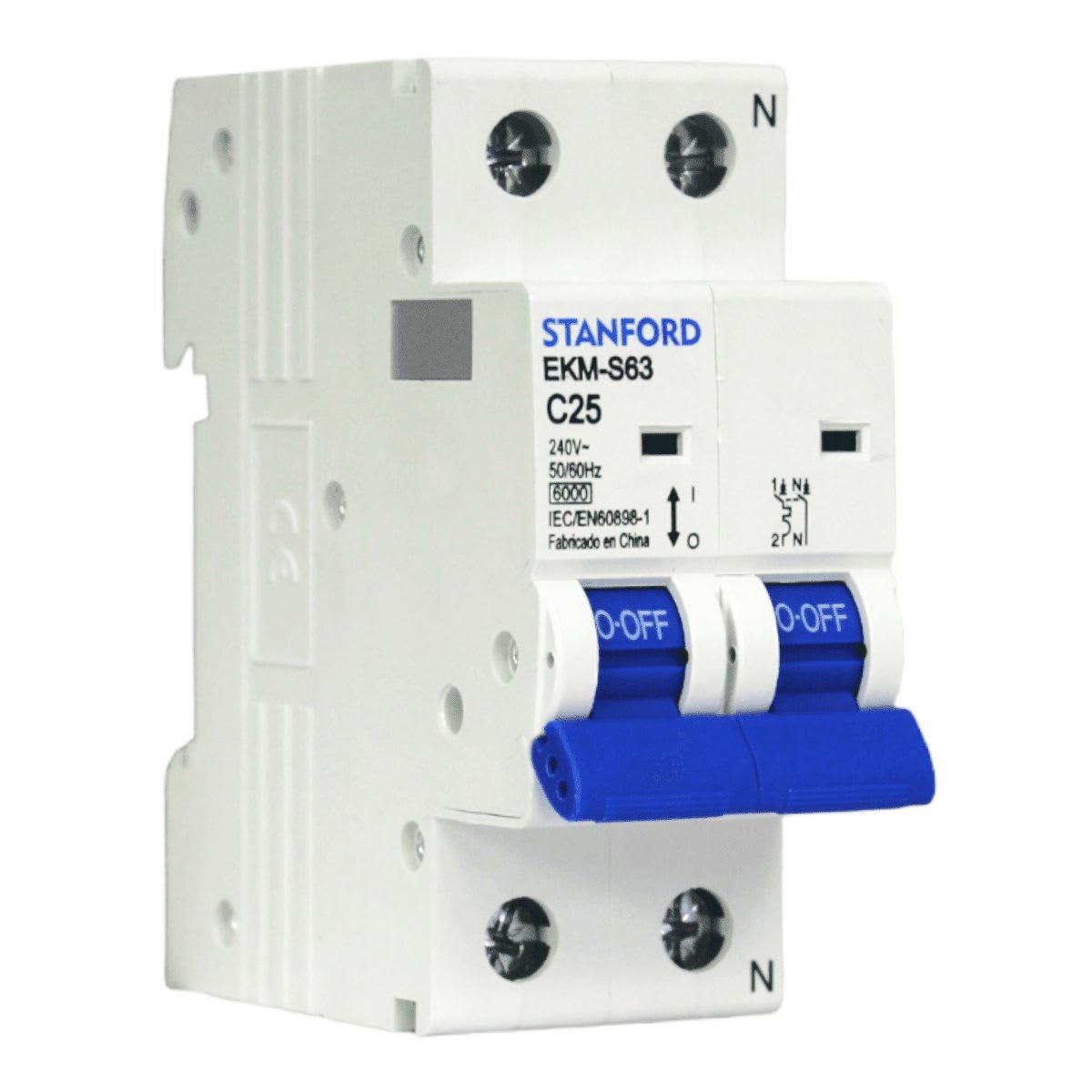Int. Automatico Stanford Omnipolar 2x25A 6KA C 0