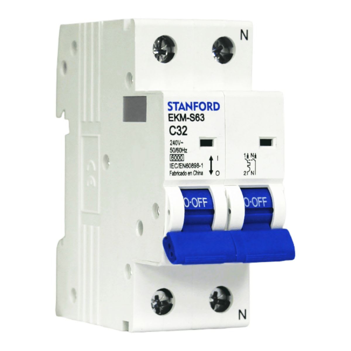Int. Automatico Stanford Omnipolar 2x32A 6KA C 0