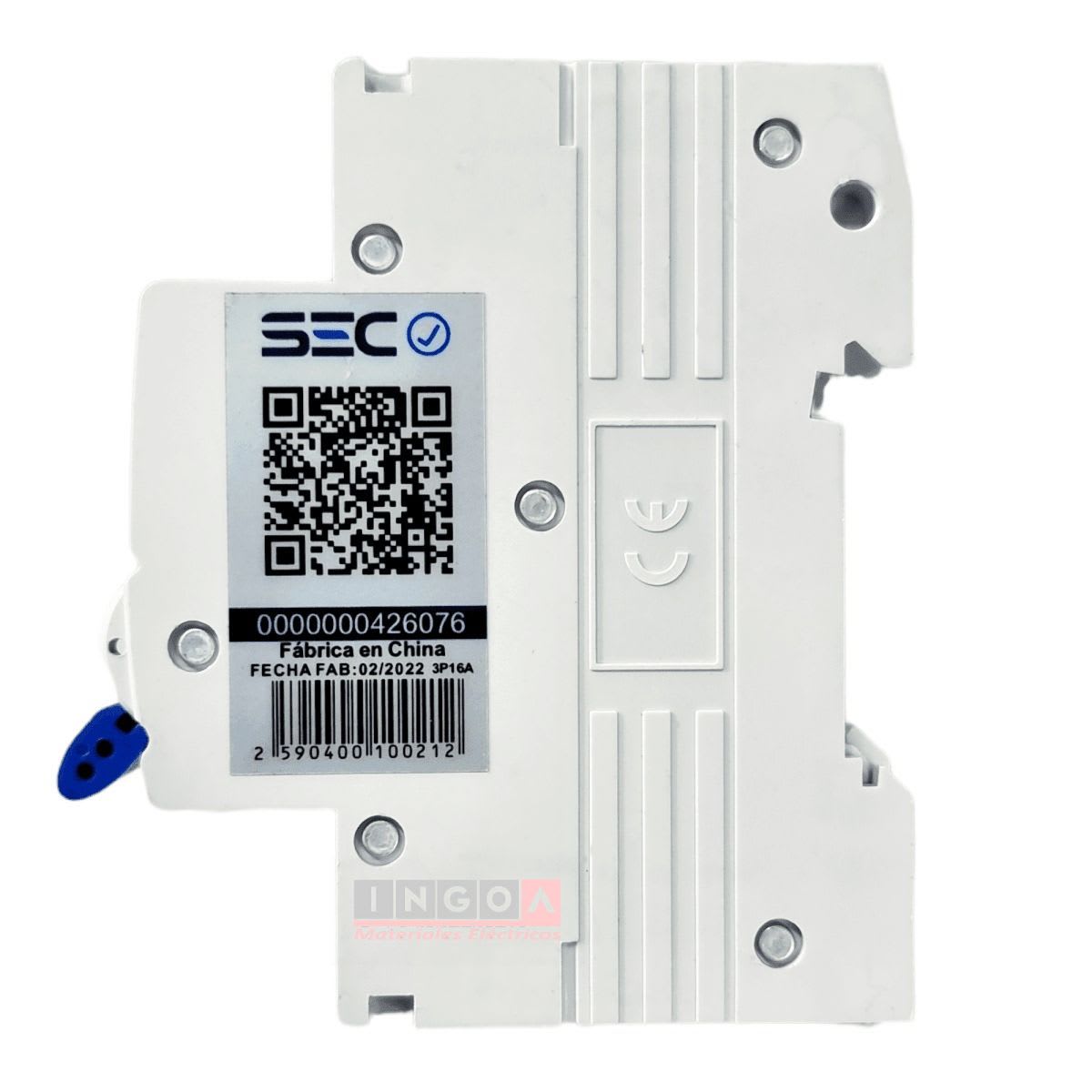 Int. Automatico Stanford 3x16A 6KA C - Vista 3