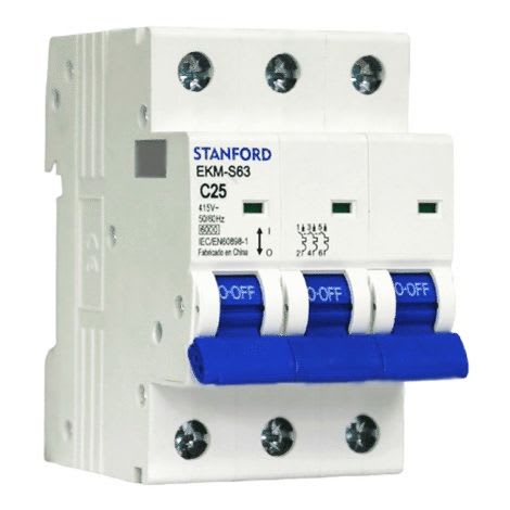 Int. Automatico Stanford 3x25A 6KA C - Imagen Principal