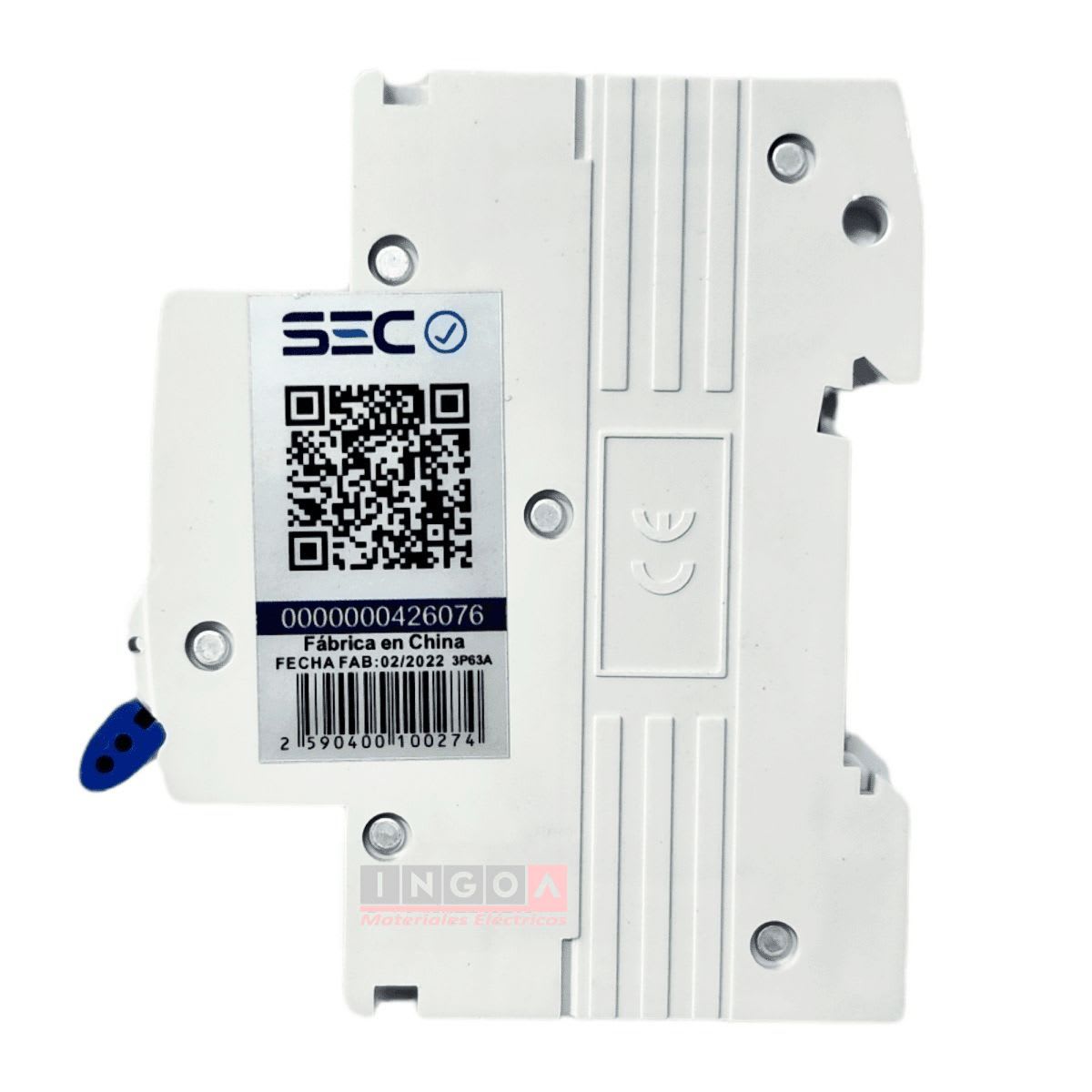 Int. Automatico Stanford 3x63A 6KA C - Vista 3