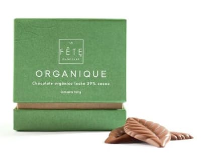 Chocolate orgánico leche 39% cacao 160 g