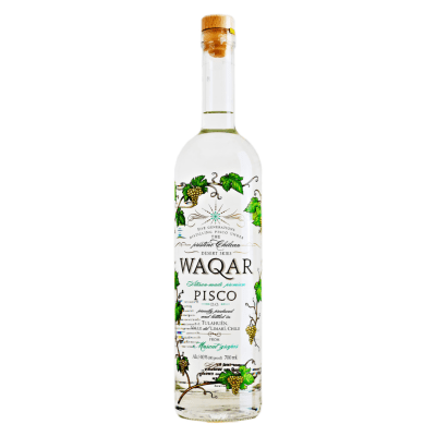 Waqar Pisco Artesanal Premium 40º  750 cc