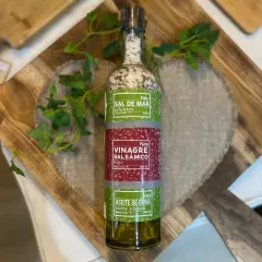 Nau Botella Triple Aceite Oliva-Sal Cilantro-Balsámico Higo