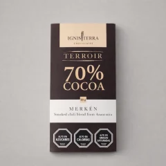 Ignis Terra Barra Merken Bitter 70% 80 gr