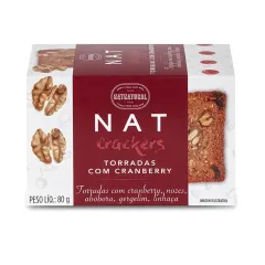 Nat Natural Crackers Cranberry y nuez 80 gr