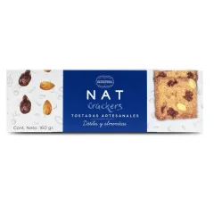 Nat Natural Crackers Dátiles y almendras 80 gr