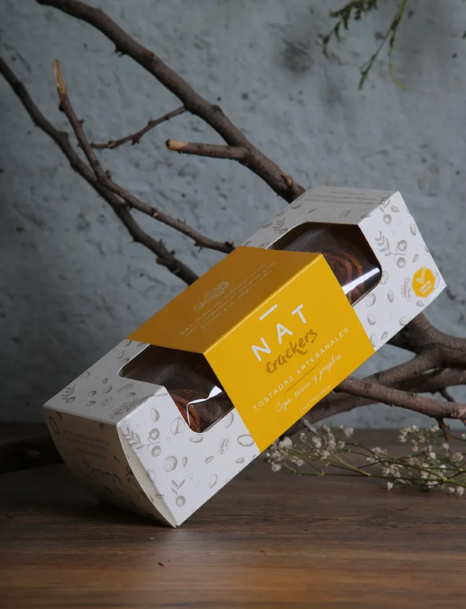 Nat Natural Crackers Caju, pasas y jengibre 80 gr1
