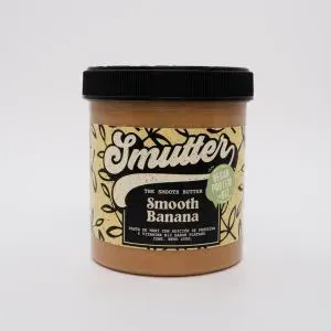 Smutter Mantequilla de maní C/proteína Vegana de plátano + vitamina B12 450 gr1