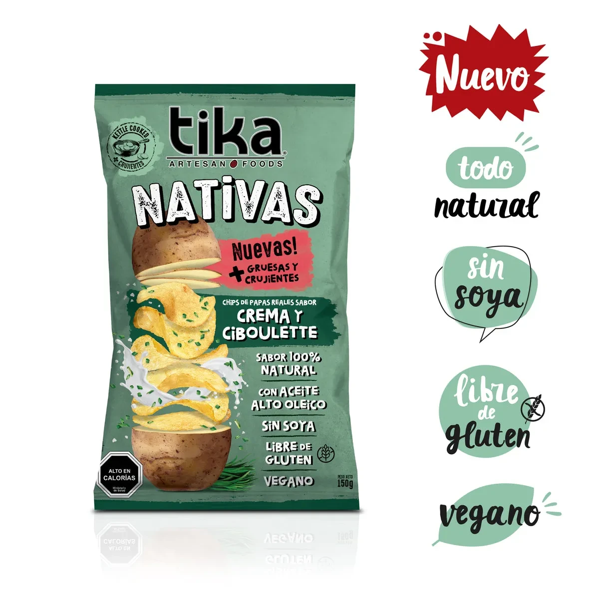 Tika Nativas Crema Ciboulette 150 gr1