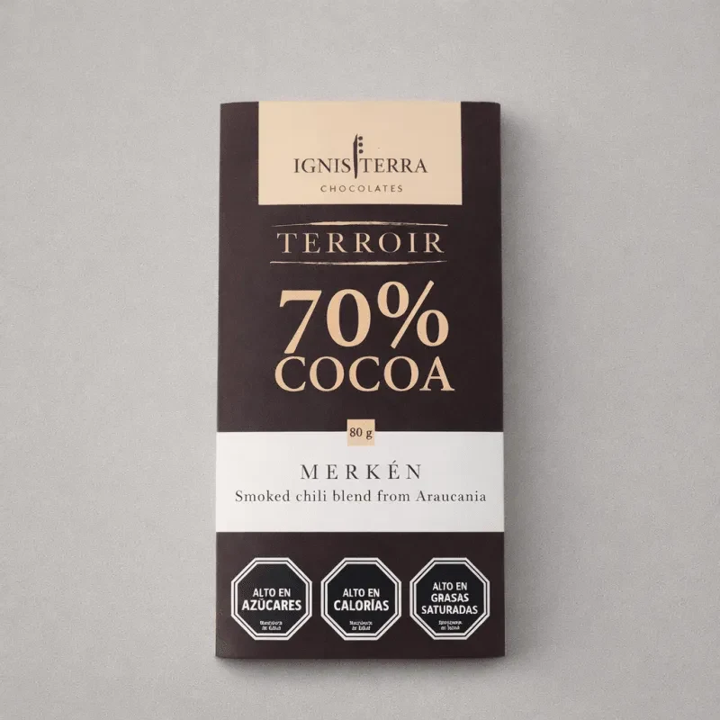 Ignis Terra Barra Merken Bitter 70% 80 gr1