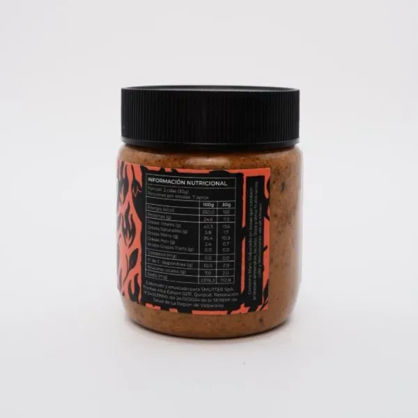 Smutter Mantequilla de Mani Spicy, merken, sal de mar y especias 220 g1