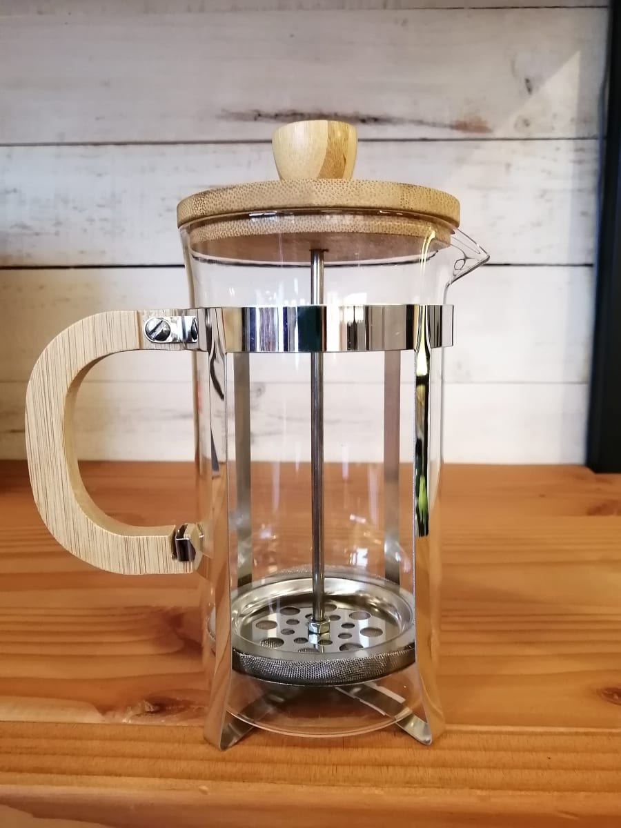 Cafetera Francesa con tapa bamboo 600 ml | Wine \u0026 Market Patagonia - Tienda  de Vinos y Productos Gourmet