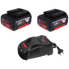 KIT DE INICIO: 2 BATERIAS GBA 18V 4.0Ah + CARGADOR GAL 1880 CV - BOSCH 0