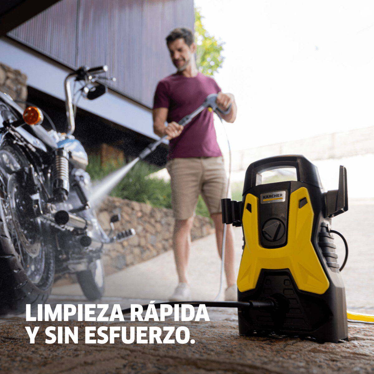 Hidrolavadora 1200W 103Bar Práctica Karcher3