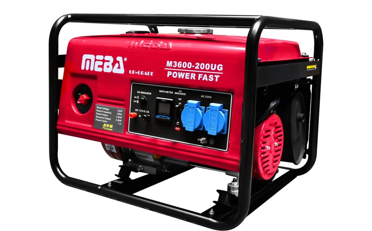 GENERADOR ELECTRICO 2500W MEBA - M3600-200UG1