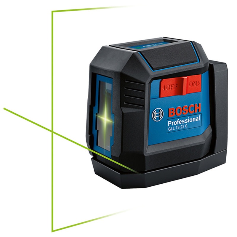 Nivel Láser 3.7V 2 Líneas Verde Recargable USB 12m Bosch GLL 12-22 G-BOSCH3