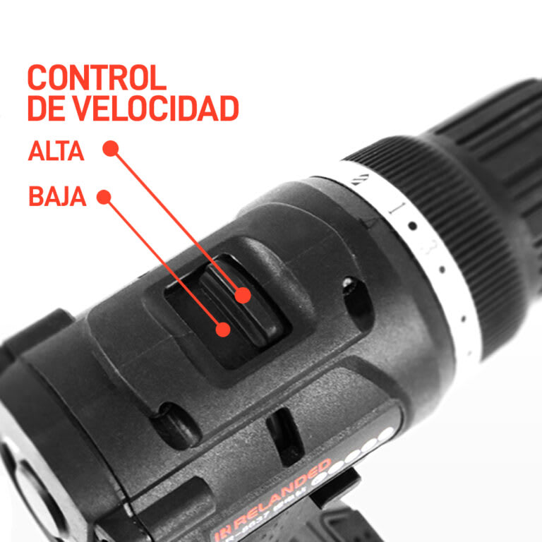 TALADRO ATORNILLADOR 20V X 2 AH LITHIUM ION (2 BAT.) CHUCK 3/8'' BRUSHLESS - RR-8637 - RELANDED2