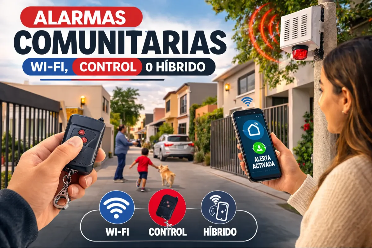 KIT WIFI vs KIT TRADICIONAL: Alarmas Comunitarias