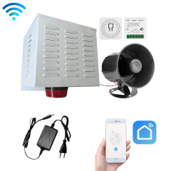 Kit Alarma Comunitaria Wifi APP Móvil 20w 1 tono