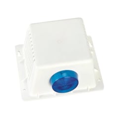 Sirena 20W Gabinete Plástico, Baliza Azul y Tamper