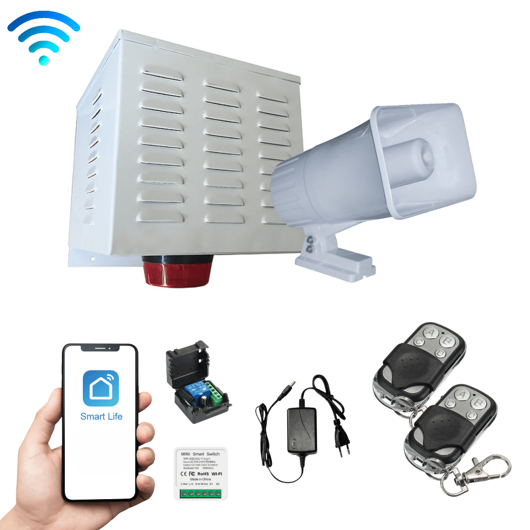 Kit Alarma comunitario hibrido WiFi + Control1