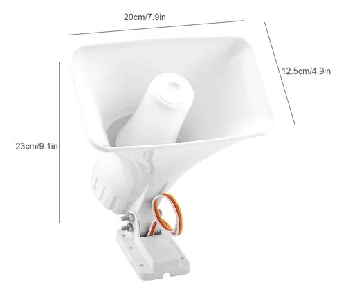 Sirena 30w 2 Tonos Blanca4