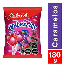 CHUPETES AMBERRIES  180 GR