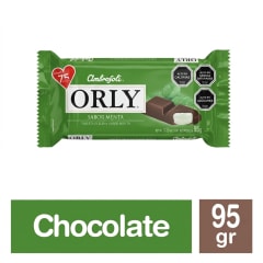 CHOCOLATE ORLY  MENTA 95 GR