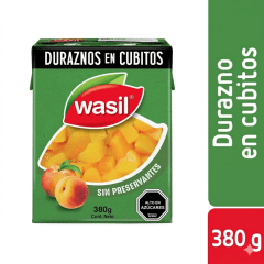 WASIL DURAZNO EN CUBITOS 380GR