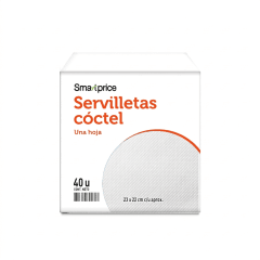 SERVILLETAS COCTEL 40UND
