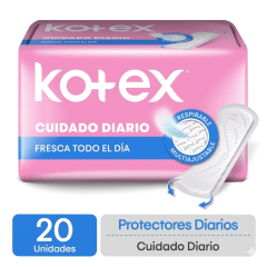 KOTEX PROTECTOR DIARIO 20UND