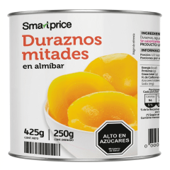 DURAZNO EN MITADES SMARTPRICE 425GR