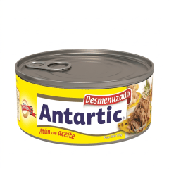 ATUN DESMENUZADO EN ACEITE  160 GR ANTARTIC