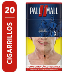 CIGARROS PALL MALL ROJO XL 20 UND