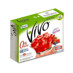 GELATINA VIVO SIN AZUCAR BERRIS 22GR CM