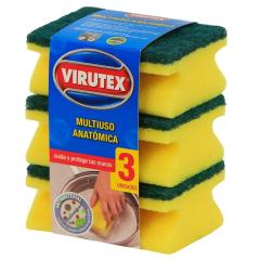 ESPONJA MULTIUSO PACK X3
