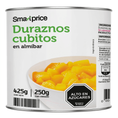 DURAZNO CUBITO SMART PRICE 425GR