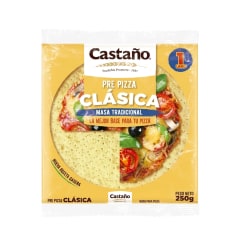 PRE PIZZA CLASICA CASTAÑO 250GR