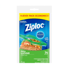 BOLSA ZIPLOC SANDWICH  14 UNI