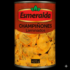 CHAMPIÑON LAMINADO ESMERALDA 400G