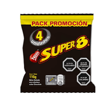 SUPER 8 PACK X 4 116 GR