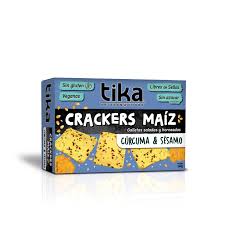 TIKA CRACKERS CURCUMA & SESAMO 140GR
