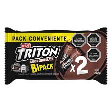 PACK TRITON CHOCOLATE X 2